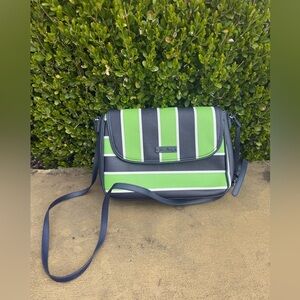 NWT Vera Bradley Lucky stripe flap crossbody shoulder bag purse